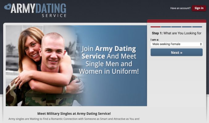 free army dating site