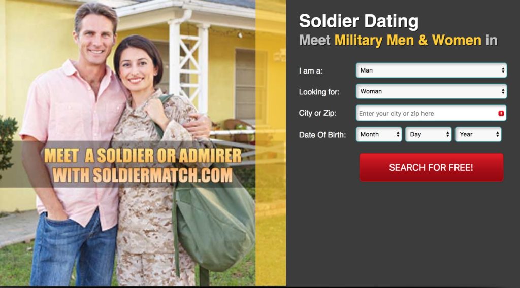 military dating site in usa without credit card